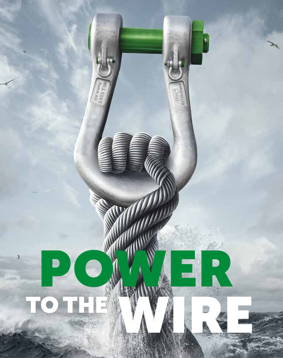 Manille Green Pin® Power to the wire