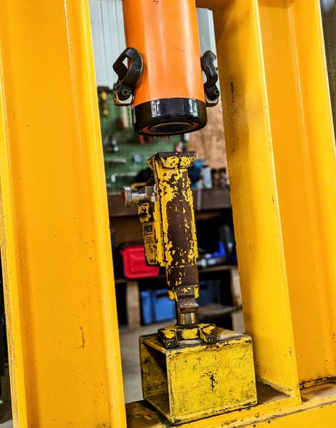 Banc d'essai cric hydraulique