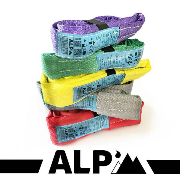 Vente de l'élingue ronde ALP® chez ANCC Levage, l'élingue ultra-résistante aux milieux et huileuxhumides et  